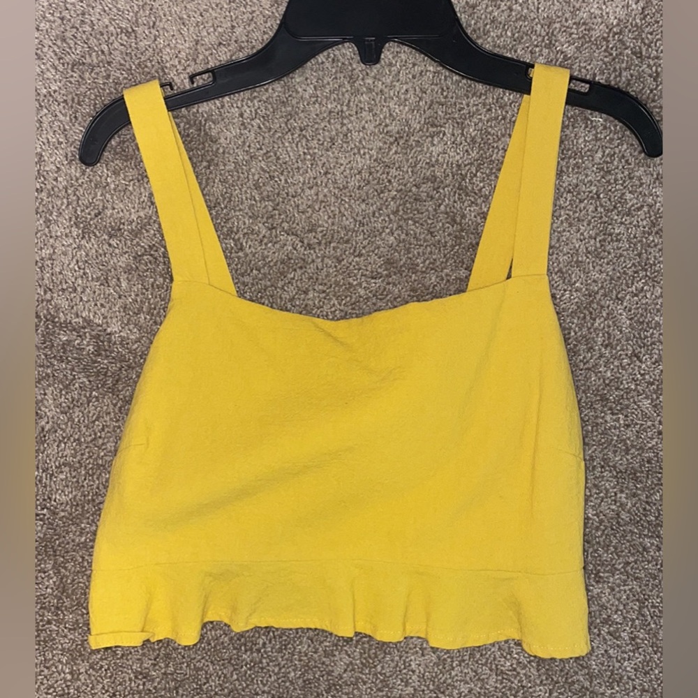 Cute yellow summer top - SIZE SMALL